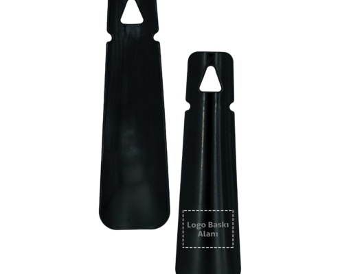 PL Printed Plastic Shoehorn Black PL Printed Plastic Shoehorn Black
