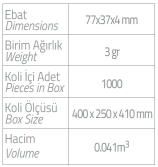 black spa kulak pamuğu ebatlar