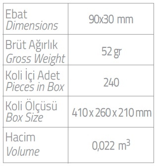 black spa şampuan ebatlar