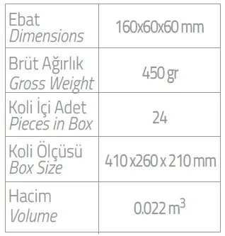 dispenser olive 400 ml kartuş saç kremi ebatlar