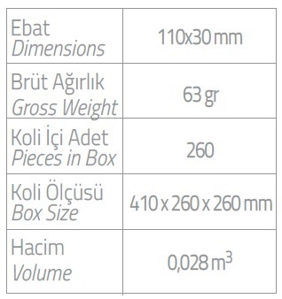 elementary vücut losyonu ebatlar