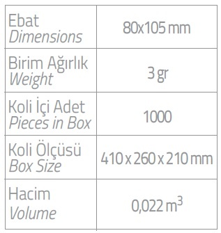 platin dikiş seti ebatlar