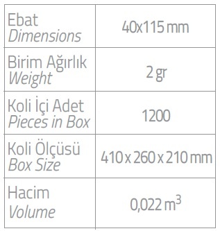 platin kulak pamuğu ebatlar