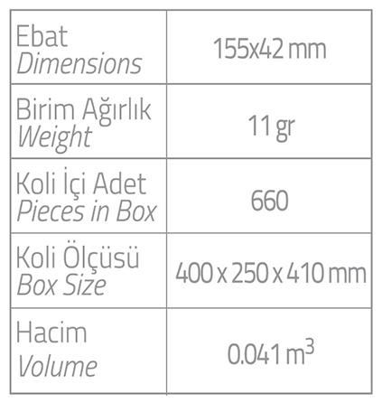 Baskılı Tarak -ALT